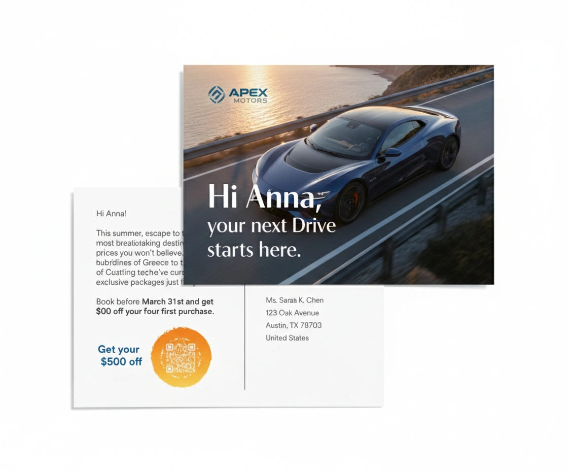 Direct mail example