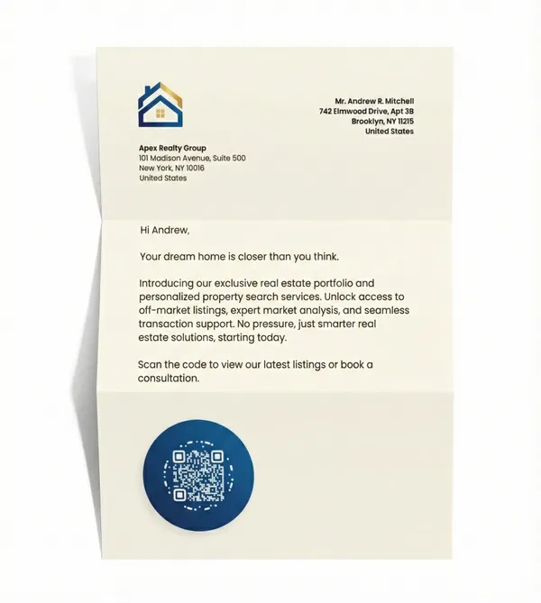 Direct mail example