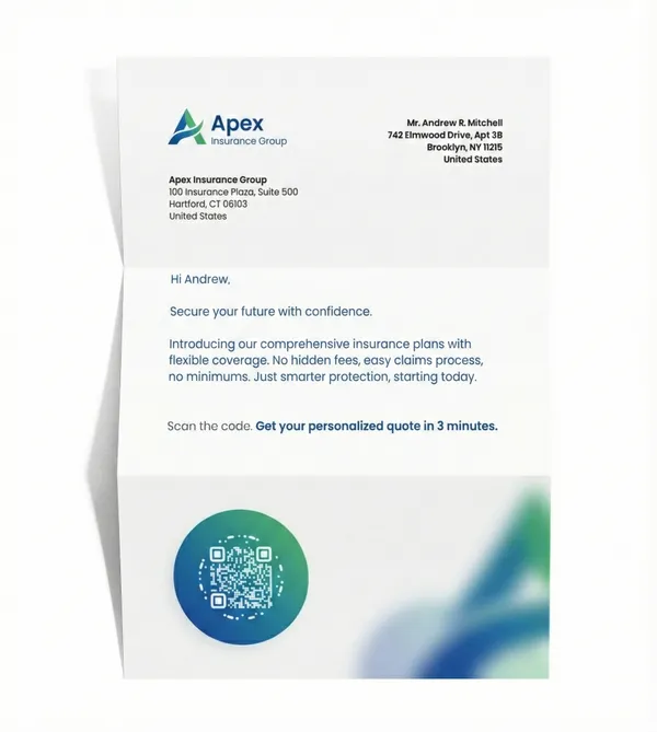 Direct mail example