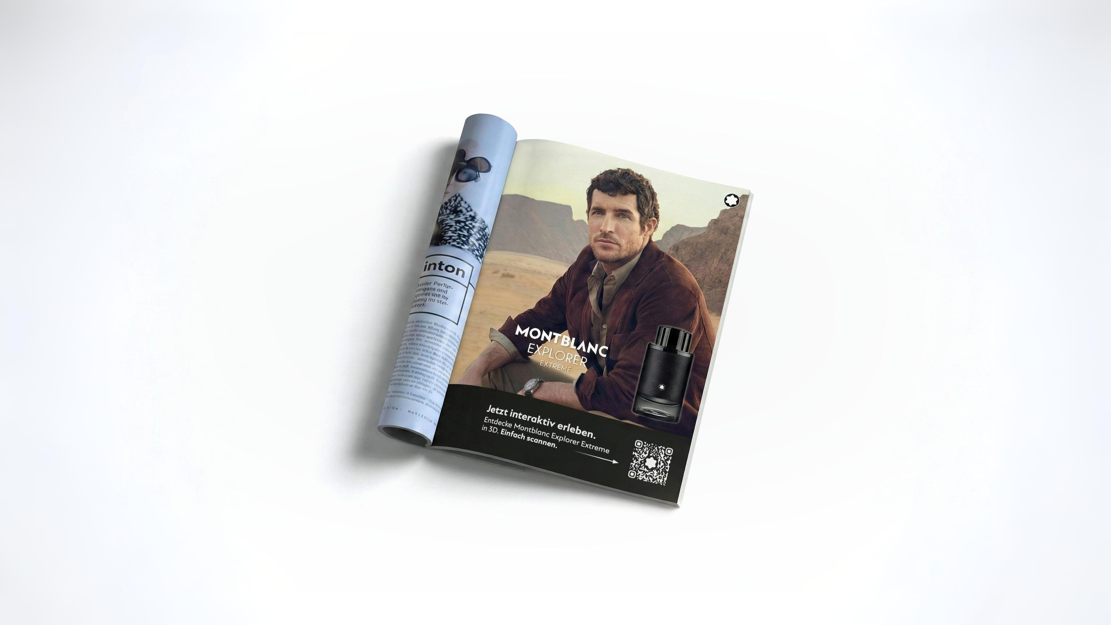 montblanc using interactive paper